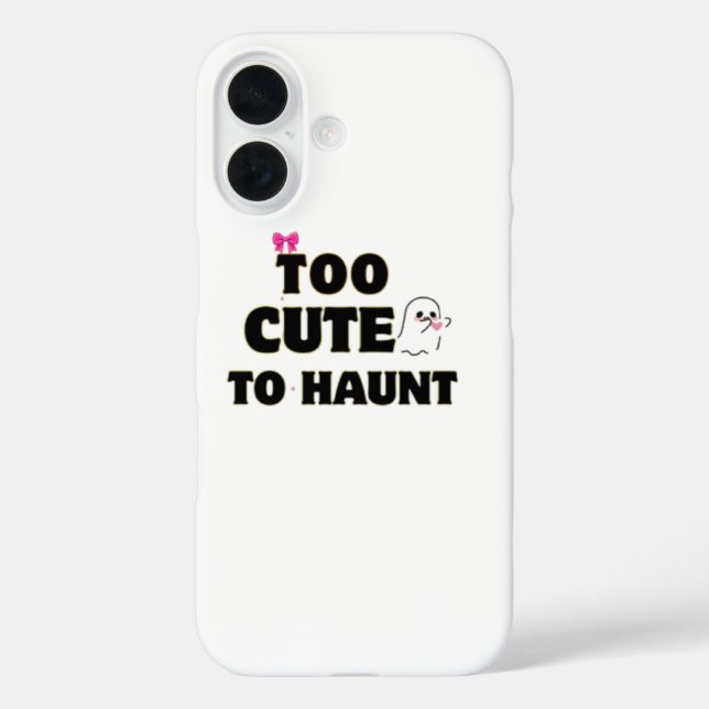 Coques Case-Mate iPhone Trop Mignon Pour Hanter | Esthétique de Halloween  (Verso)