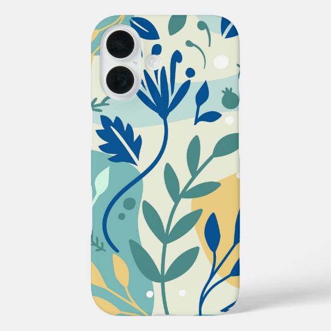 Coques Case-Mate iPhone Tropical Breeze Abstrait Plante de feuilles (Verso)