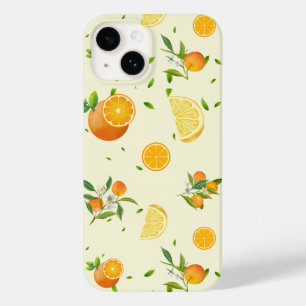 Coque Case-Mate iPhone Tropical Citrus SUMMER Orange lemon Slice