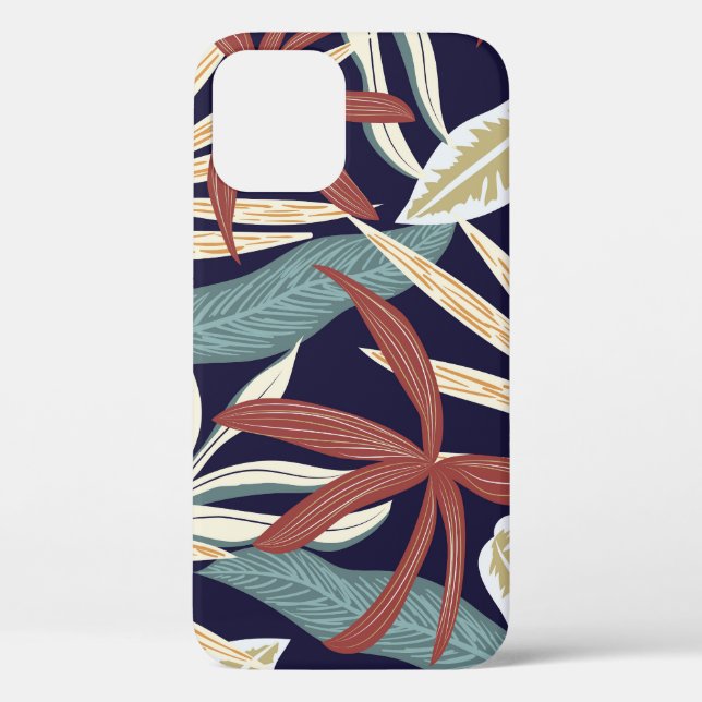 Coques Case-Mate iPhone Tropical Dark : Creative Plante Print (Verso)