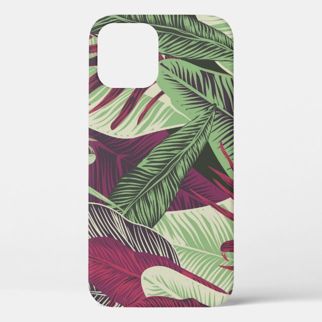 Coques Case-Mate iPhone Tropical Exotic : Vert tendance sans couture (Verso)