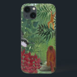 iPhone 13 Case Tropical Forest with Monkeys, 1910<br><div class="desc">Tropical Forest with Monkeys,  1910 | Art Location: National Gallery of Art Washington DC | French Artist | Image Collection Number : XOS744803</div>