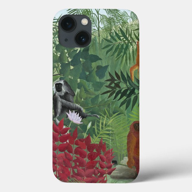 Coques Case-Mate iPhone Tropical Forest with Monkeys, 1910 (Verso)