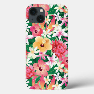 Coques Pour iPhone Tropical Hibiscus Floral Pattern 2