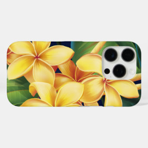 Coque iPhone 16 Pro Tropical Paradise Plumeria Trio
