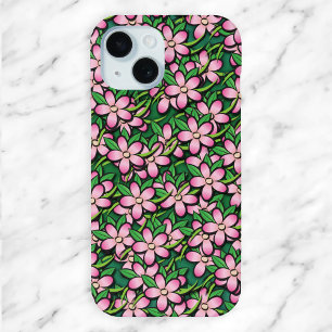 Coque Case-Mate iPhone Tropical rose et vert modèle floral