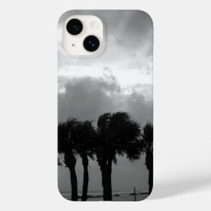 Coque Case-Mate iPhone Tropical Stormy Skies en niveaux de gris Coque-Mat