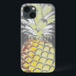iPhone 13 Case Tropical Yellow Pinneapple on Grey<br><div class="desc">Tropical Yellow Pinneapple on Grey. Artist: Studio W. Image ID: 149438D.</div>