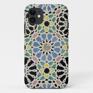 Coque iPhone 11 Trottoir de mosaïque à Alhambra, 'de l'Arabe