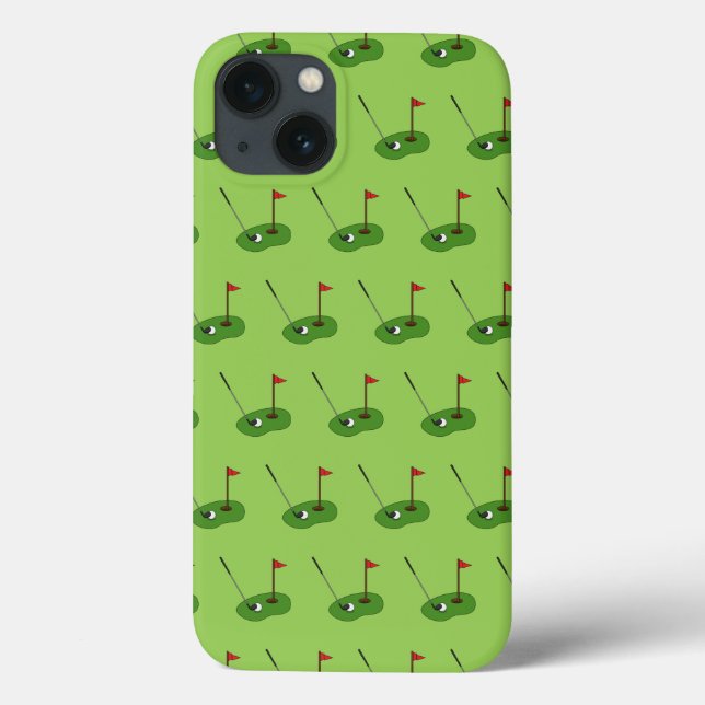 Coques Case-Mate iPhone Trou de golf avec Motif Drapeau (Verso)