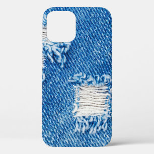 Case-Mate iPhone Case Trou sur Denim Jeans. Torn Blue je déchiré