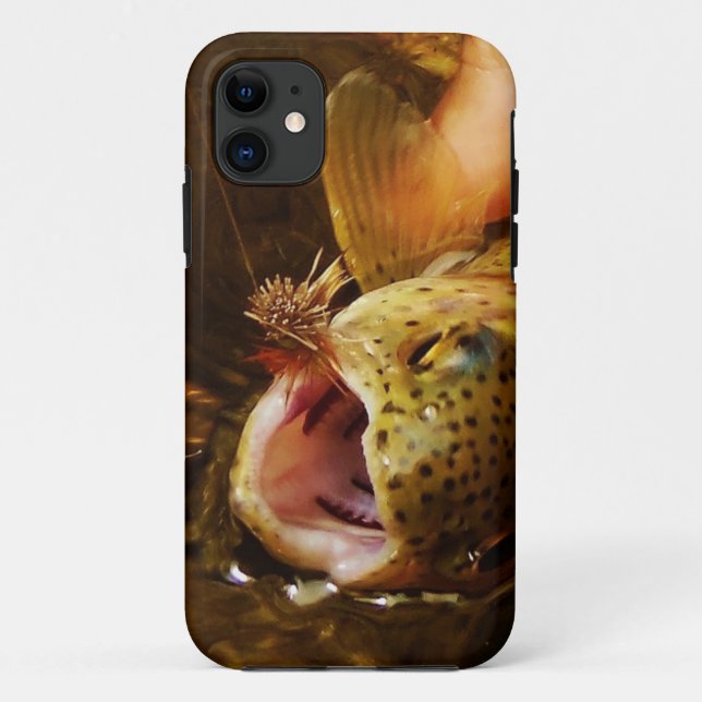 Coques Case-Mate iPhone Trout and Fly (Dos)