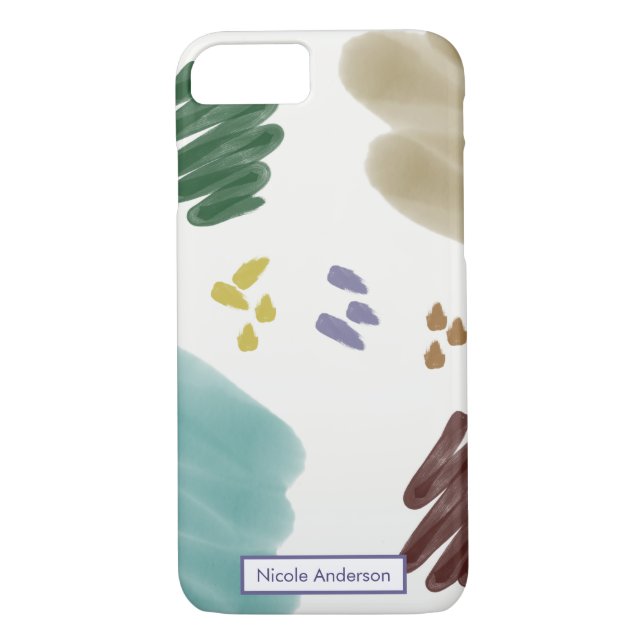 Coques Case-Mate iPhone Trucs Abstraits Pastel (Dos)