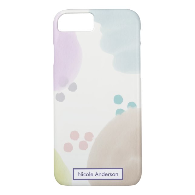 Coques Case-Mate iPhone Trucs Abstraits Pastel (Dos)