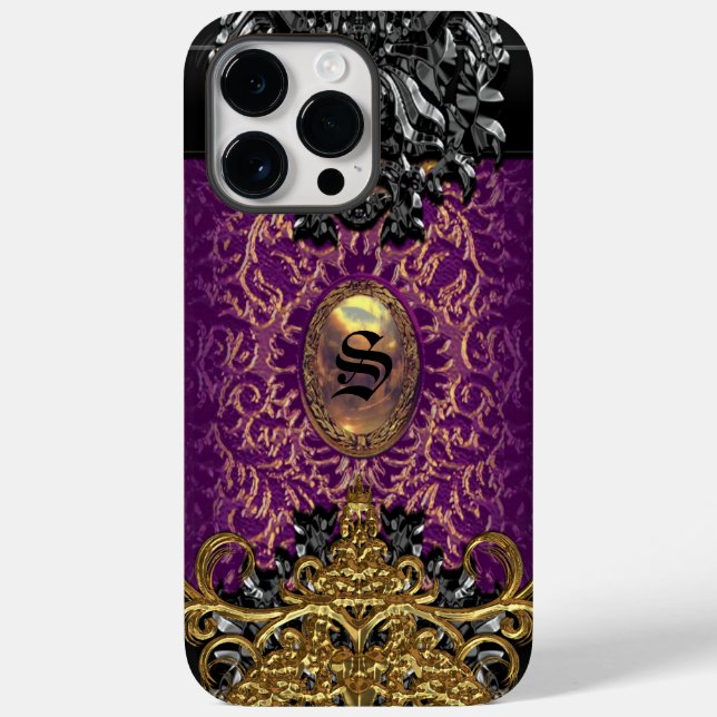 Coques Case-Mate iPhone Trudie Lola II Baroque Monogramme Classique (Verso)