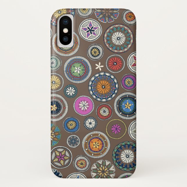 Coques Case-Mate iPhone truffe de mandala (Dos)