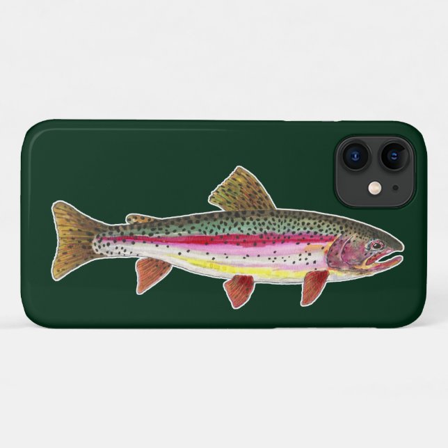 Coques Case-Mate iPhone Truite arc-en-ciel (Dos (Horizontal))