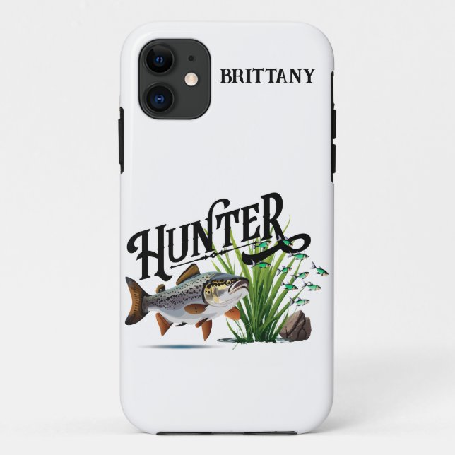 Coques Case-Mate iPhone Truitelles de lac à la chasse (Dos)