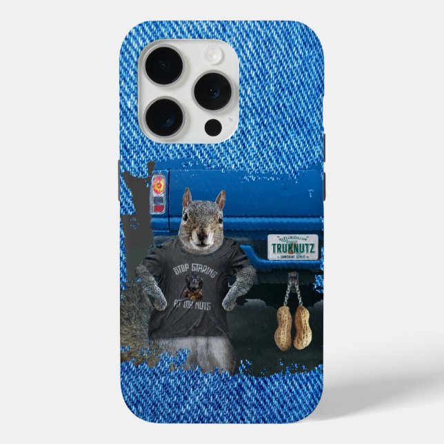 Coques Case-Mate iPhone Truk Nutz - drôles de noix de camion écureuil (Verso)