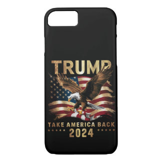 Case-Mate iPhone Case Trump 2024 Reprendre l'Amérique Drapeau américain
