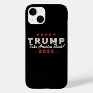 Coque Case-Mate iPhone Trump 2024 Reprendre l'Amérique Président 47 USA