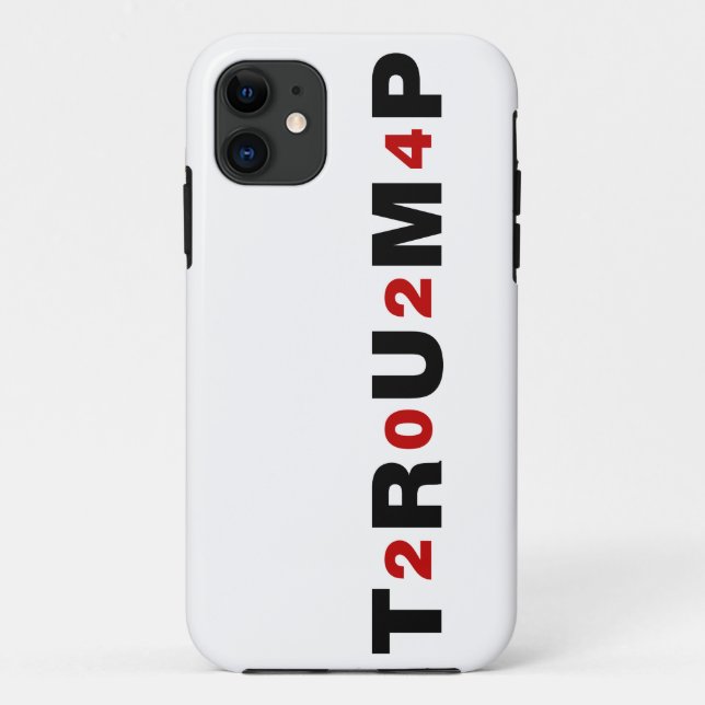 Coques Case-Mate iPhone Trump 2024 Rouge (Dos)