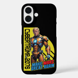 Coque Pour iPhone 16 Trump 2076 Campagne présidentielle martienne