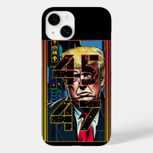 Coque Case-Mate iPhone Trump 45 47 Portrait Pop Art