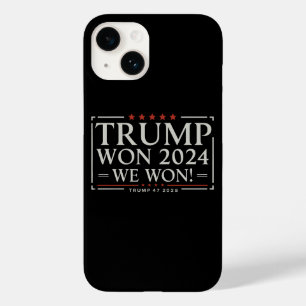 Coque Case-Mate iPhone Trump a gagné 2024 Nous avons gagné 47 2028 États-