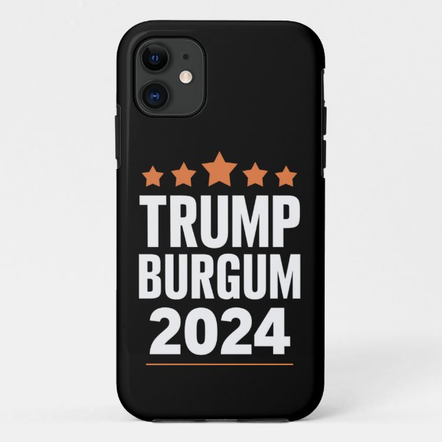 Coques Case-Mate iPhone Trump Burgum pour l'élection présidentielle améric (Dos)