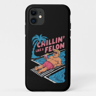 Case-Mate iPhone Case Trump drôle se détendant comme un criminel Trump 2