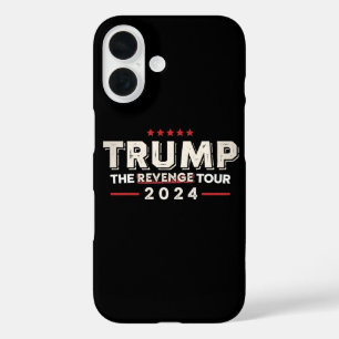 Coque Pour iPhone 16 Trump La Tournée de la Revanche 2024 Vintage