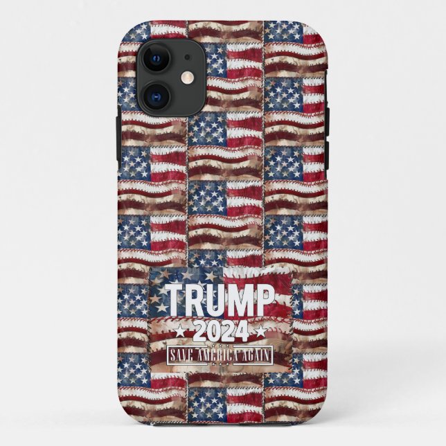 Coques Case-Mate iPhone Trump ! sauve à nouveau l'Amérique. (Dos)