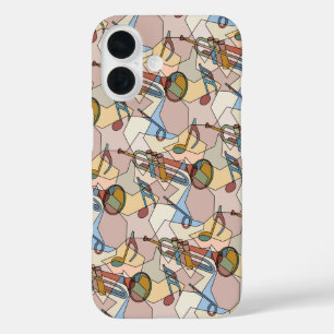 Coque Pour iPhone 16 Trumpet Music Notes Fragments