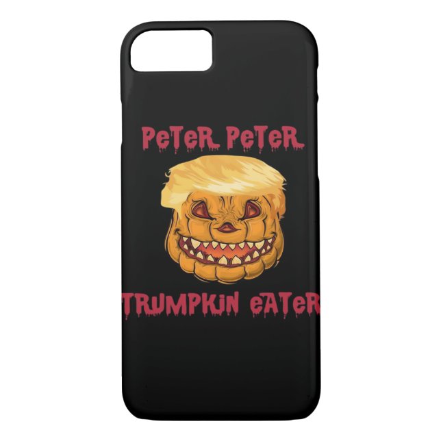 Coques Case-Mate iPhone Trumpkin Citrouille mangeur classique (Dos)