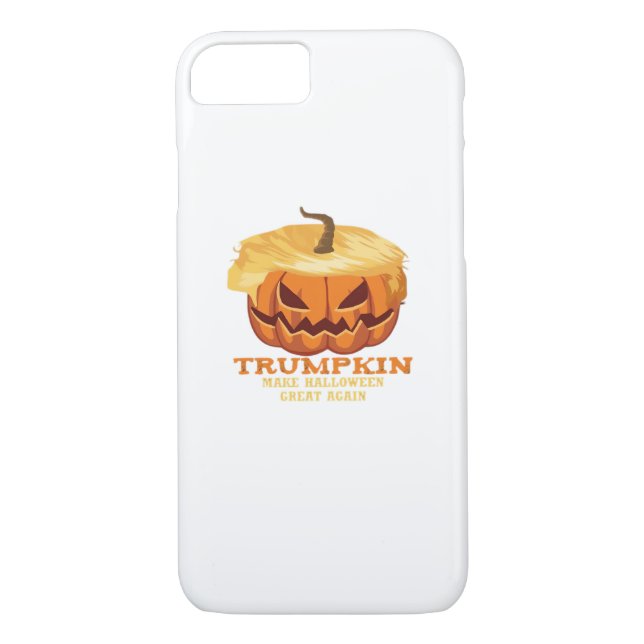 Coques Case-Mate iPhone Trumpkin Funny Halloween Citrouille - Costume clas (Dos)