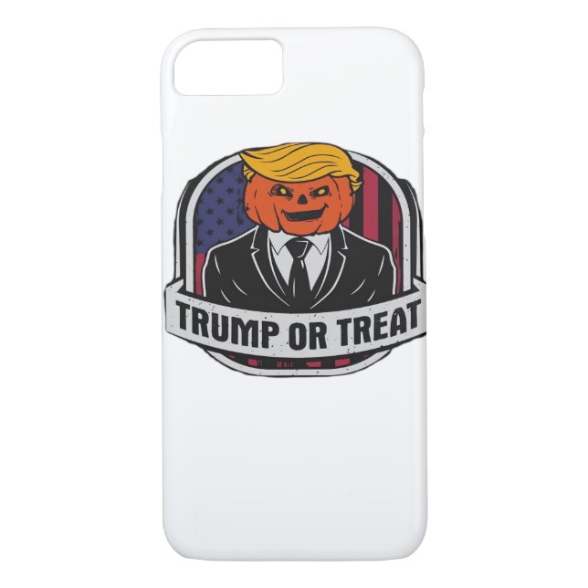 Coques Case-Mate iPhone Trumpkin Ou Traiter Halloween - Costume Politique  (Dos)