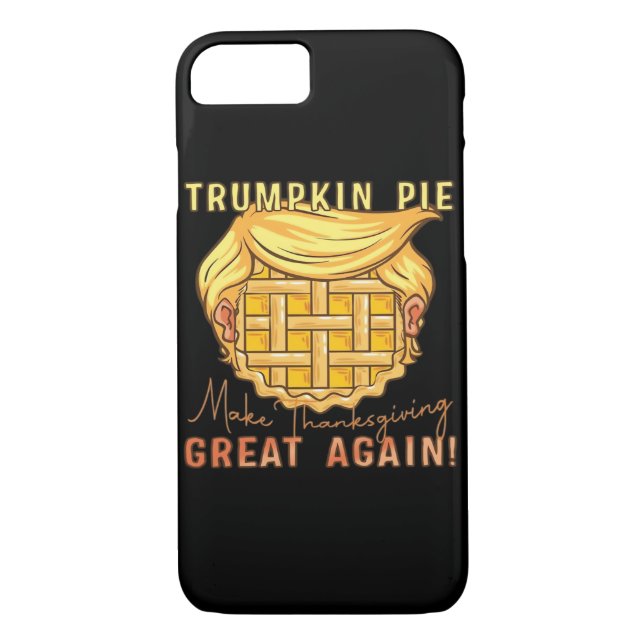 Coques Case-Mate iPhone Trumpkin Pie Rendre Thanksgiving Grand À Nouveau!  (Dos)