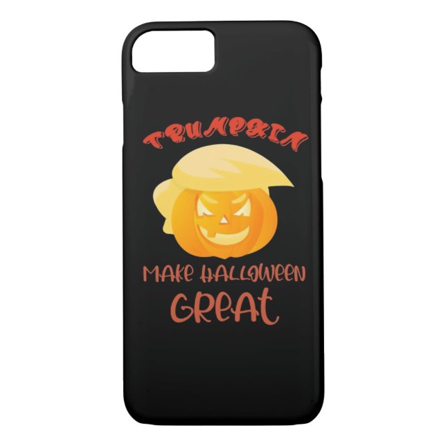 Coques Case-Mate iPhone Trumpkin rend Halloween grand classique (Dos)