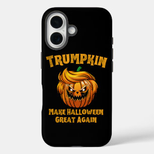Coque Pour iPhone 16 Trumpkin Rendre Halloween grande à nouveau drôle p