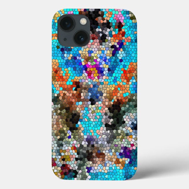 Coques Case-Mate iPhone TTEQOTGCubismINV SGDRKDP BLUE (Verso)