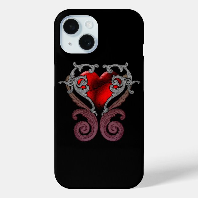 Coques Case-Mate iPhone Tu As Mon Coeur Rouge (Verso)