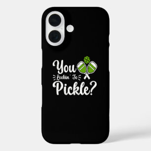 Coque Pour iPhone 16 Tu cherches à Pickle Joueur de Pickleball Drôle