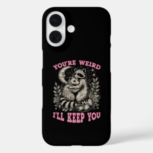 Coque Pour iPhone 16 tu es bizarre que je te garde