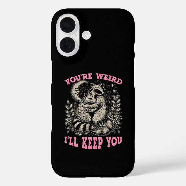 Coques Case-Mate iPhone tu es bizarre que je te garde (Verso)