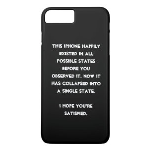Coque Case-Mate Pour iPhone Tu l'as effondré ! Humour physique quantique