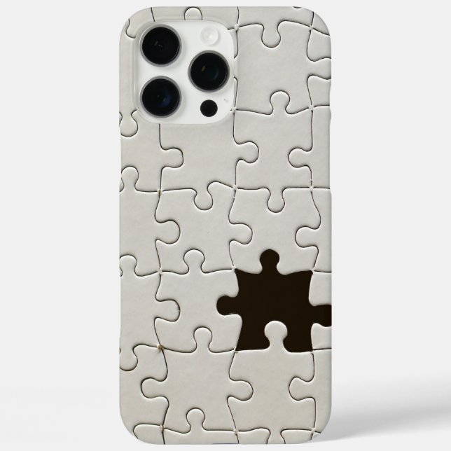 Coques Case-Mate iPhone Tu Me Complètes Romantique Noir et Blanc Puzzle (Verso)