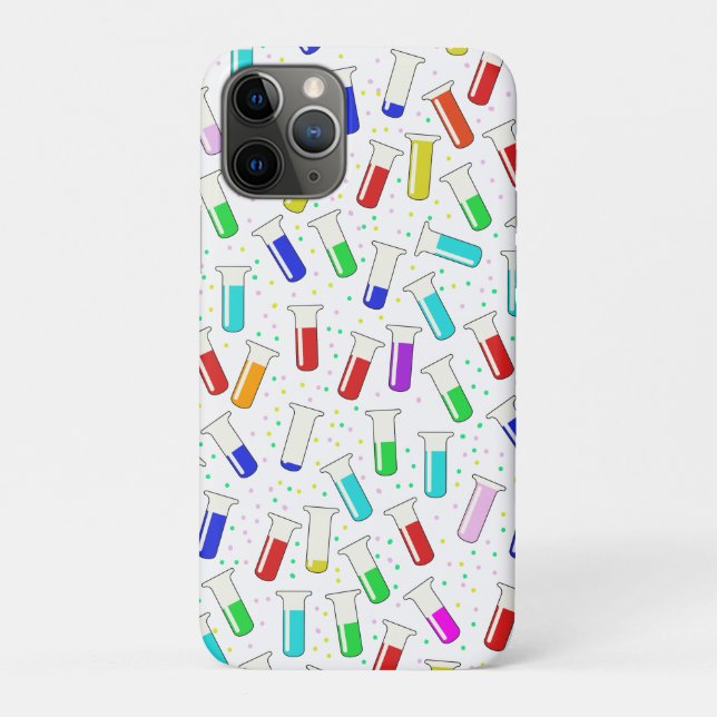 Coques Case-Mate iPhone Tubes à essai en verre de dessin animé (Dos)