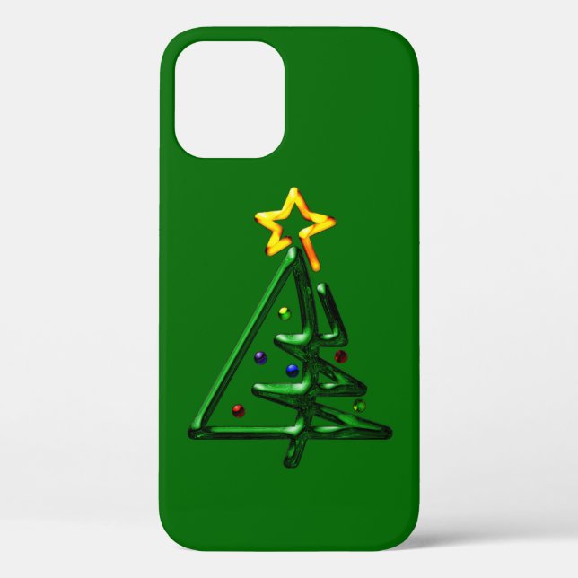 Coques Case-Mate iPhone Tubulaire Chrome arbre de Noël (Verso)