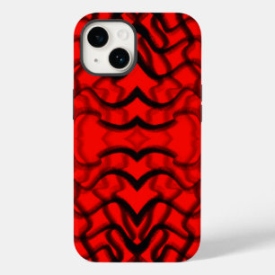 Coque Case-Mate iPhone Tubulaire Noir Et Rouge